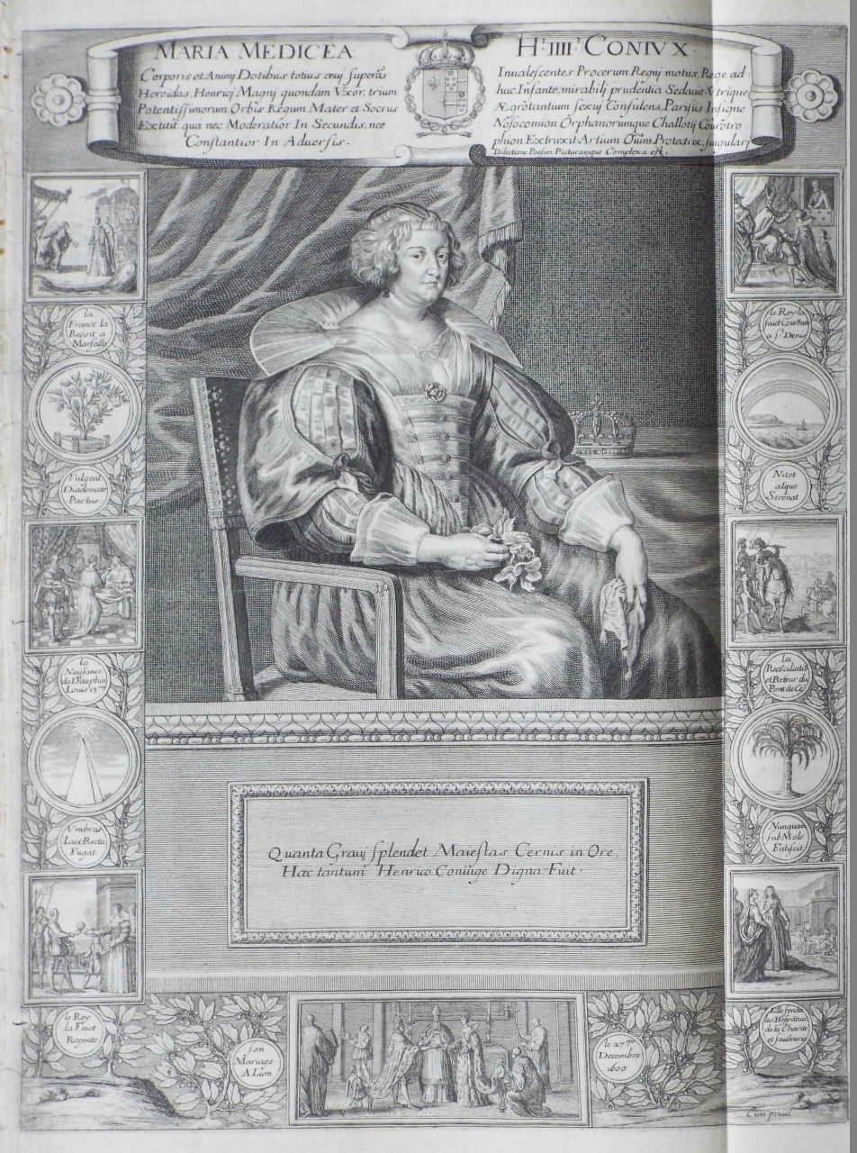Print - Maria Mediciea Hi. IIIIr. Coniv X